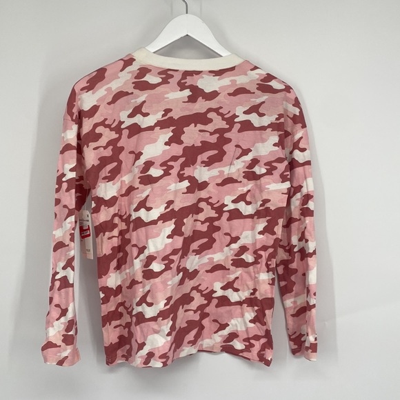 Melrose and Market Girls Long Sleeve Camo Print T-Shirt Pink Size L (10/12) NWT - Picture 5 of 6